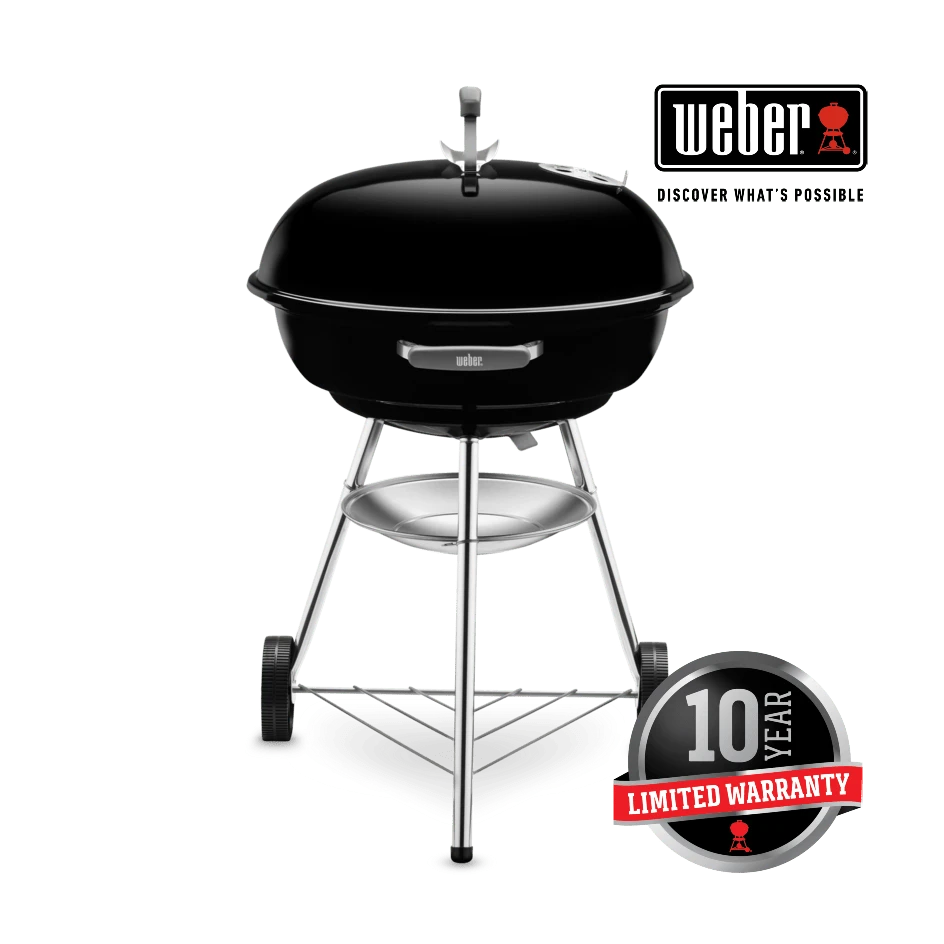 Weber Charcoal Grilis Compact Virdulys 57 cm juodas Juodas (1321004)