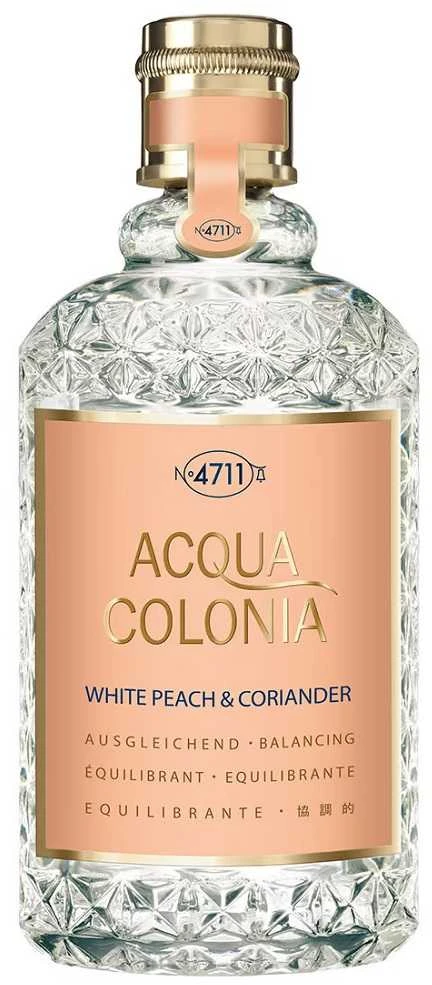 Odekolonas 4711 Acqua Colonia Baltas Peach And Coriander Eau De Cologne Purškiklis 170ml