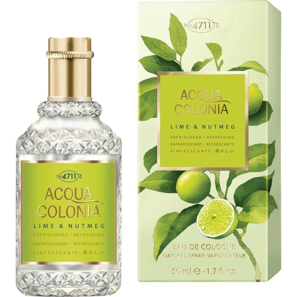 4711 Acqua Colonia Lime & Nutmeg EDC odekolonas unisex, 50 ml