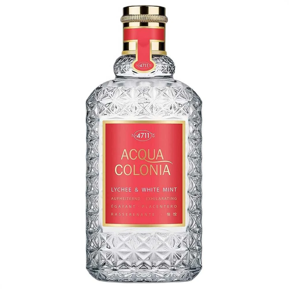Odekolonas 4711 Acqua Colonia Lychee - Baltas Mint Eau De Cologne Purškiklis 170ml