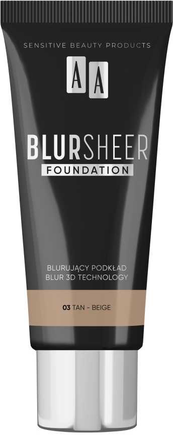 AA Blur Sheer 03 Tan-rusvai gelsvas, 30 ml