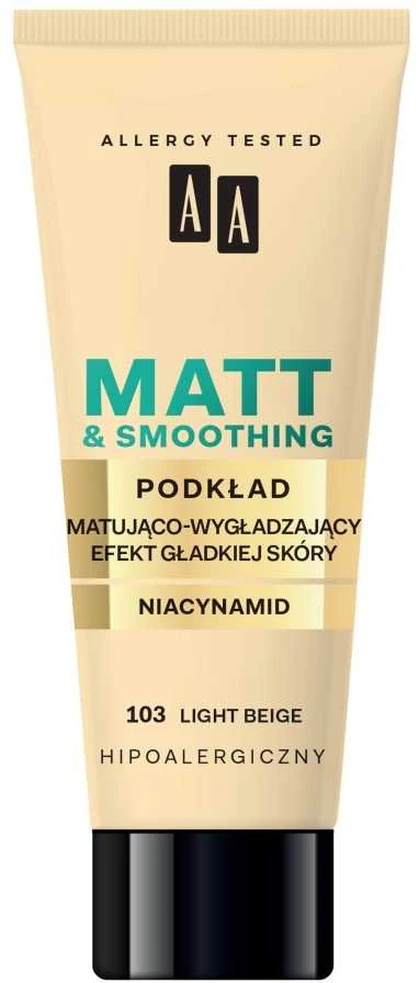 AA Make Up Matt Foundation 103 Light rusvai gelsvas, 30 ml