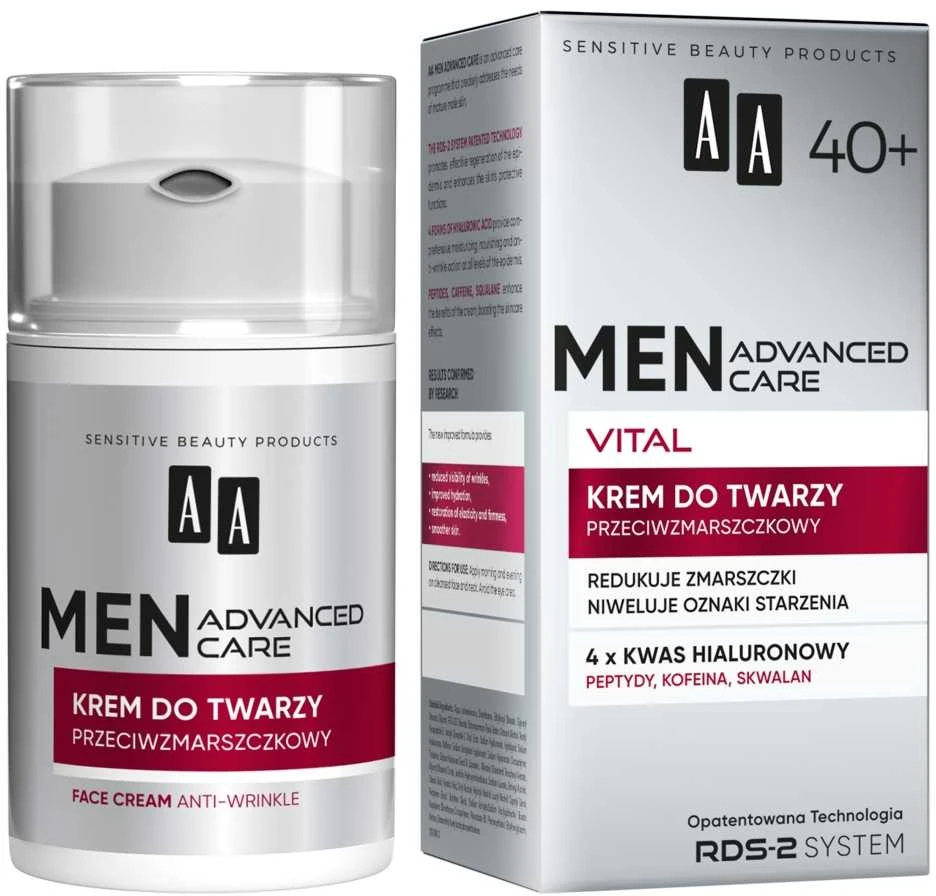 AA Men Advanced Care Vital 40+, 50 ml