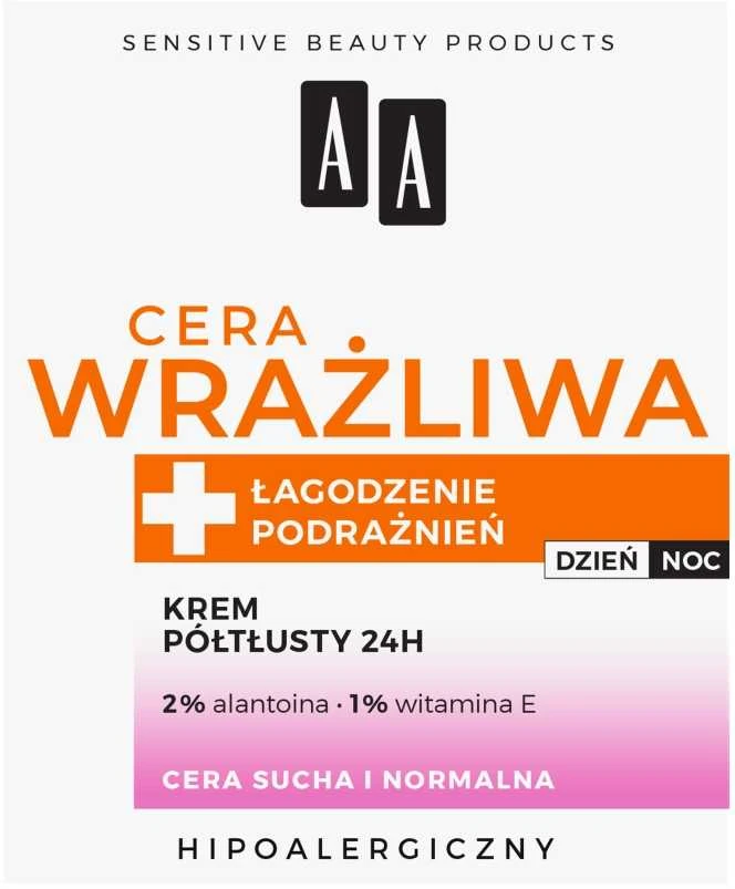AA jautrią odą raminantis dirginimas, 50 ml