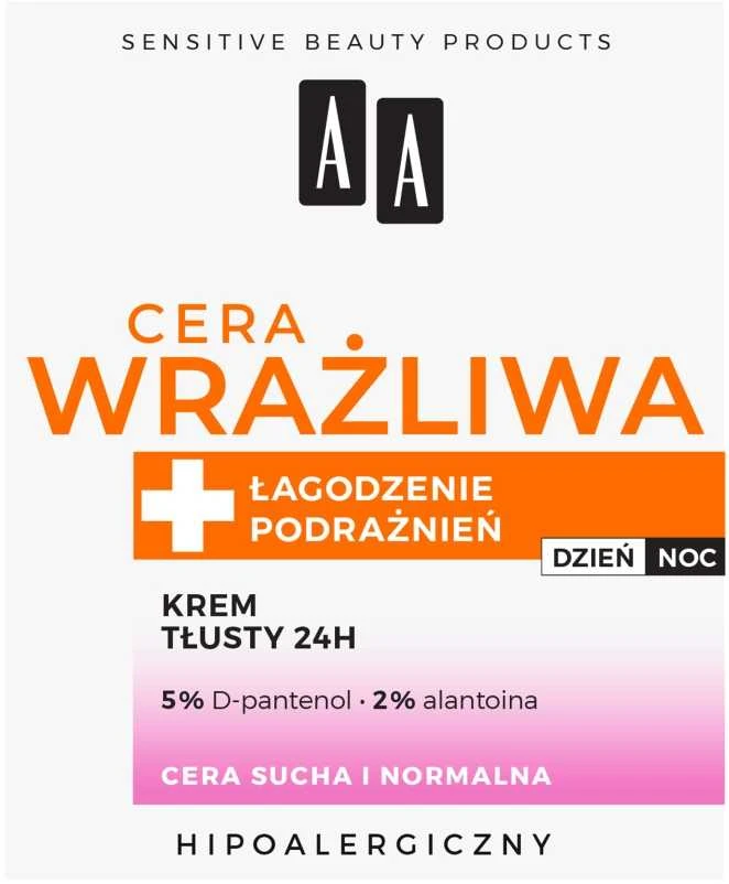 AA jautrią odą raminantis dirginimas, 50 ml