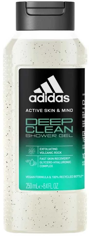 Adidas Deep Clean Dušo želė vyrams, 250 ml