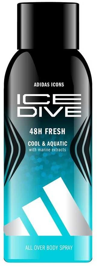 Adidas Ice Dive kūno purškiklis, 150 ml
