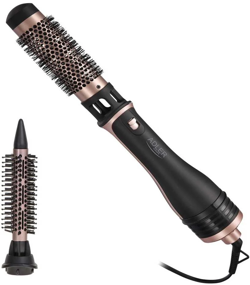 Adler | Hair Styler | AD 2026 | Barrel diameter 21/38 mm | 1200 W | Juodas