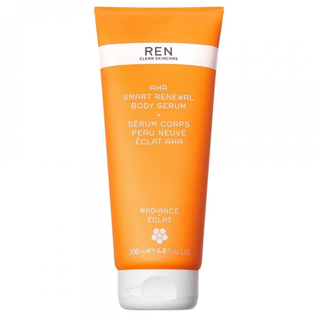 Ren Clean Skincare REN Clean Veido priežiūrai švytėjimo suteikiantis AHA Smart Renewal Losjonas kūnui moterims, 200 ml