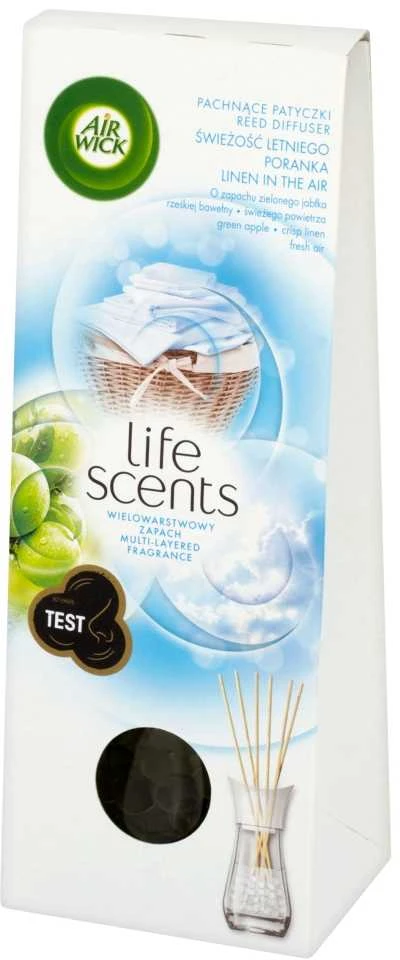 Air Wick Kvapnios lazdelės AW gaivaus obuolių ir linų kvapo, 30 ml
