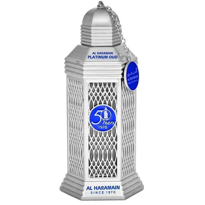 Al Haramain 50 Years Platinum Oud EDP parfumuotas vanduo Unisex, 100 ml