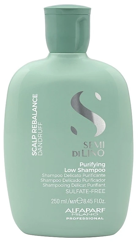 Alfaparf Milano Semi Di Lino Scalp Rebalance Balancing Low Šampūnas šampūnas riebiai galvos odai, 250 ml