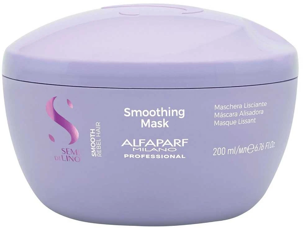 Alfaparf Milano Semi Di Lino Smooth plaukus glotninanti kaukė 200ml