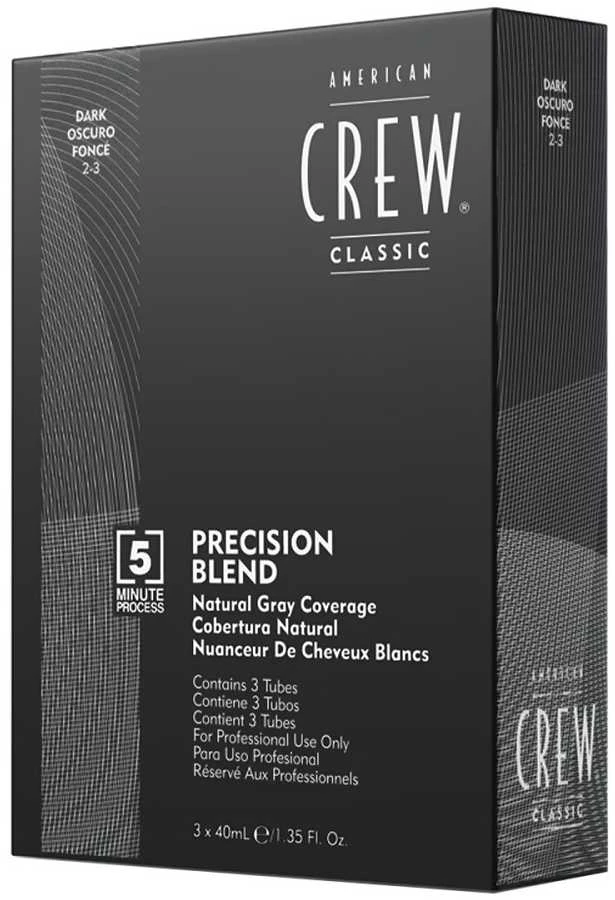 „American Crew Precision Blend“ plaukų dažai 3 kartus, 40 ml, tamsi 2-3