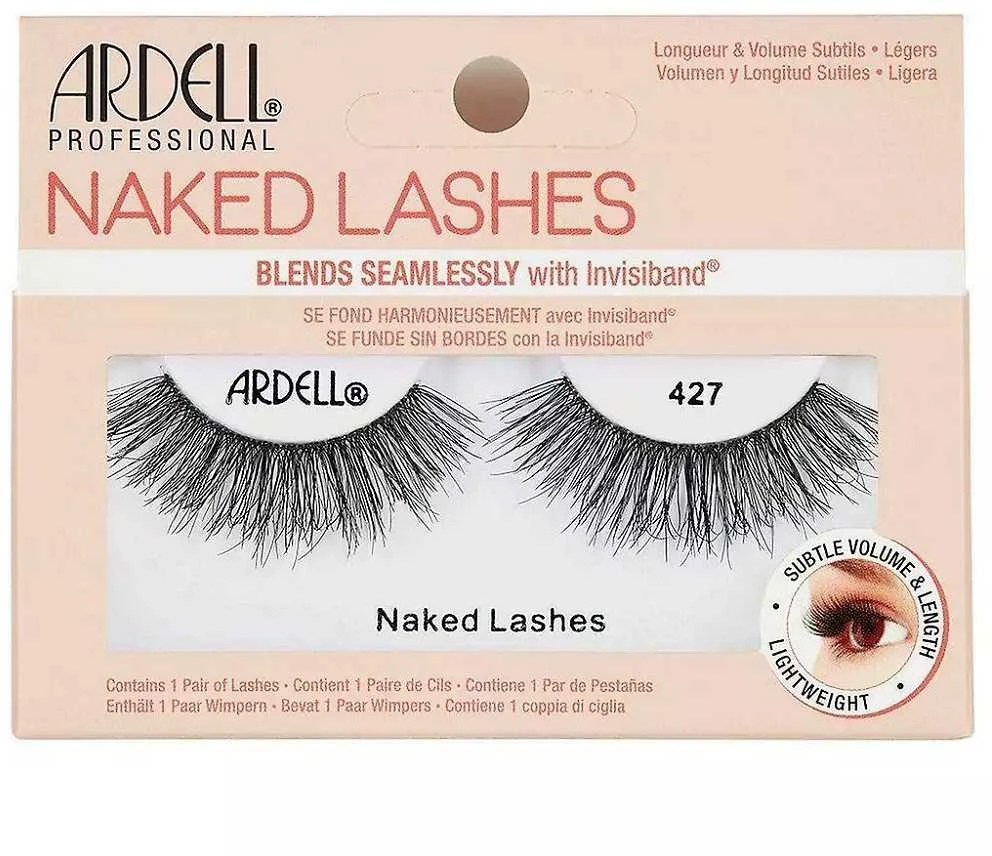 klijuojamos akių blakstienos "Ardell Naked Lashes" 427