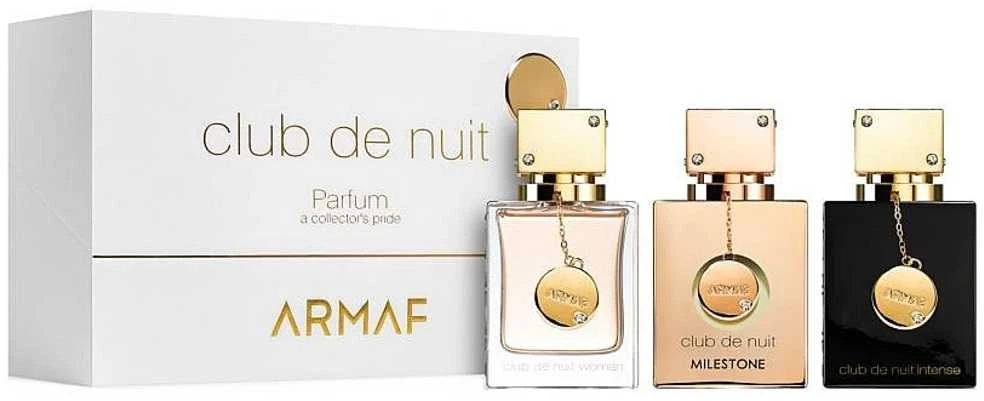 Armaf Club de Nuit Parfum a Collector´s Pride Kvepalų rinkinys moterims (kvepalai EDP, 30 ml x 3)