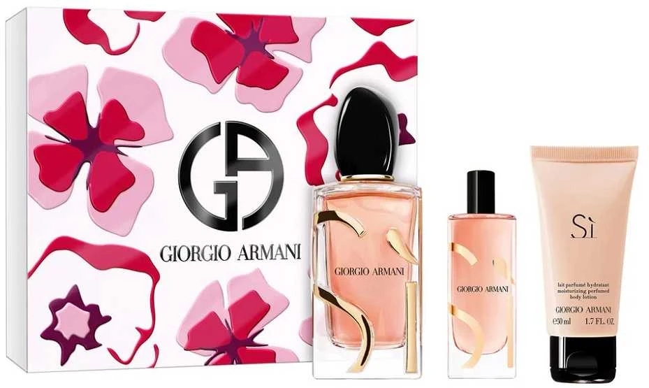 Rinkinys moterims Giorgio Armani Si (EDP, 100 ml + kūno loslonas, 50 ml, EDP, 15 ml)