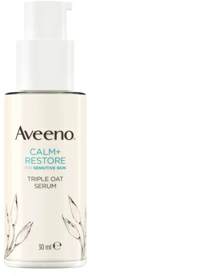 Aveeno Calm + Restore Triple Oat Serum odos serumas