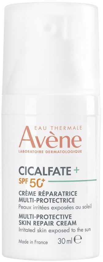 Avene Cicalfate + Multiprotective Repair Kreminis SPF 50+ apsauginis veido ir kūno kremas, 30 ml