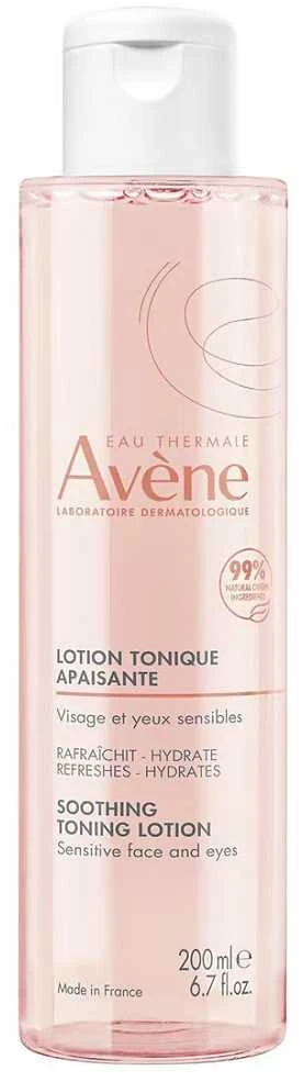 Avene Eau Thermale Soothing Toning Lotion raminantis tonikas veidui, 200 ml