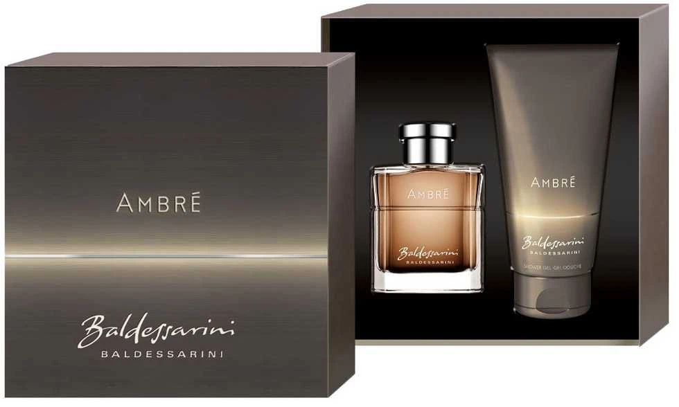 Baldessarini Ambré EDT rinkinys vyrams (EDT 50 ml + Dušo želė 200 ml)