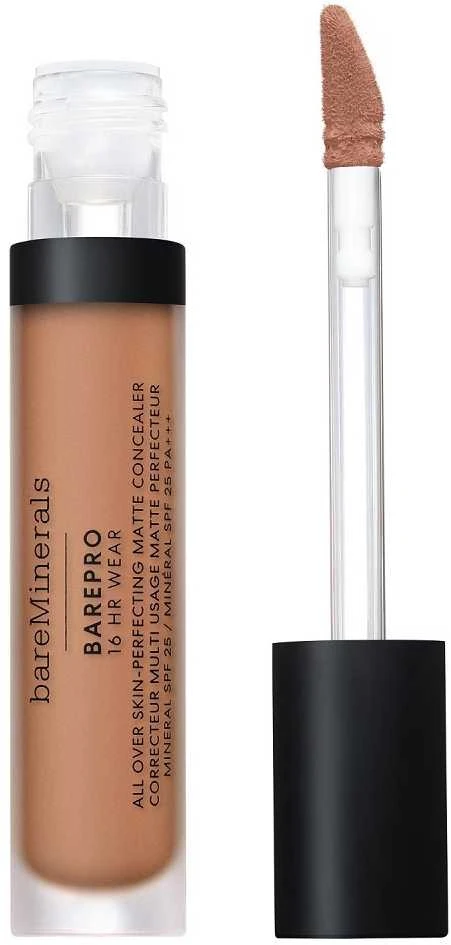 „Bare Minerals“ „Bareminerals“ „Barepro 16hr Wear Matte Perfecting Maskuoklis“ visiems odos tipams, vidutinio atspalvio, 300, šalta, 7,5 ml
