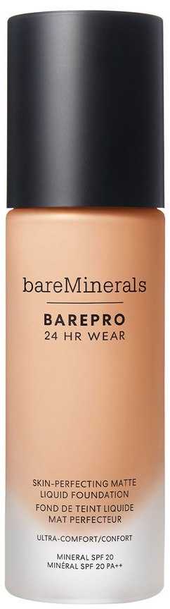 „Bare Minerals“ bareMinerals matinis makiažo pagrindas SPF 20 „Barepro Skin-Perfecting“ (matinis skystas makiažo pagrindas), 30 ml, „Light 21 Warm“