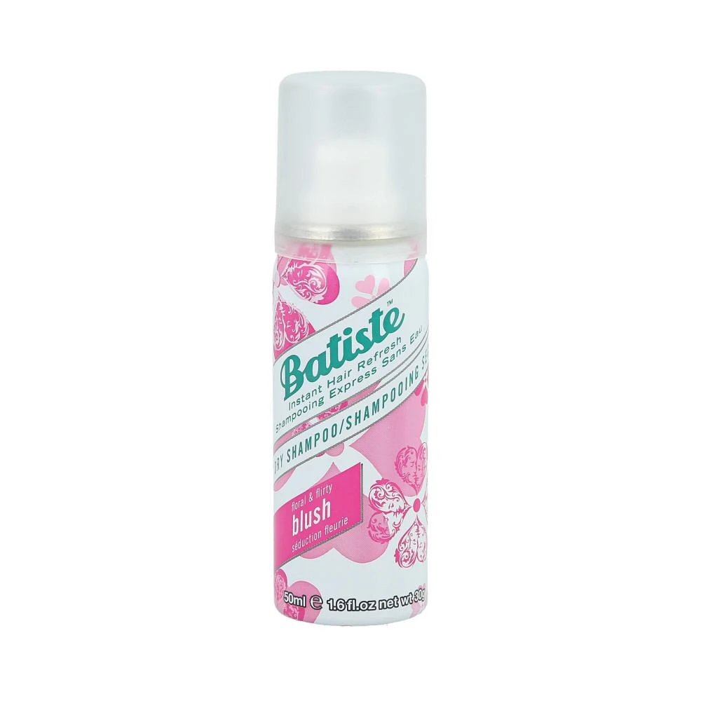 Sausas šampūnas plaukams Batiste Floral &amp; Fruity Blush Sausas šampūnas 50ml