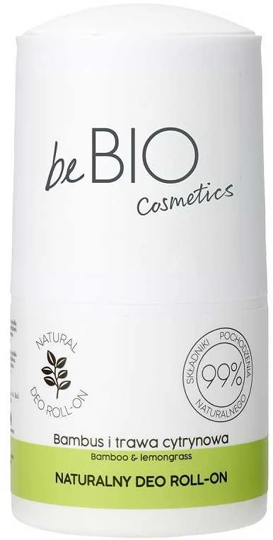 Dezodorantas beBIO bambukas ir citrinžolė, 50 ml pakuotė
