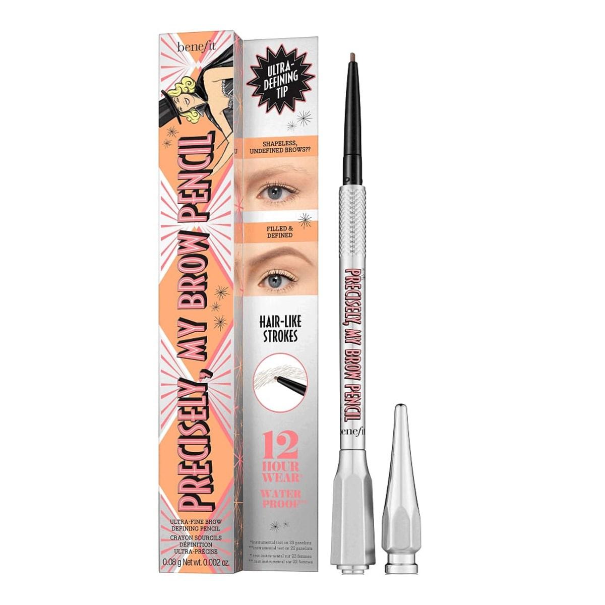 Benefit Precisely My Brow Pieštukas Ultra-Fine antakių pieštukas, atspalvis: 6 Cool Soft Juodas, 0.08 g