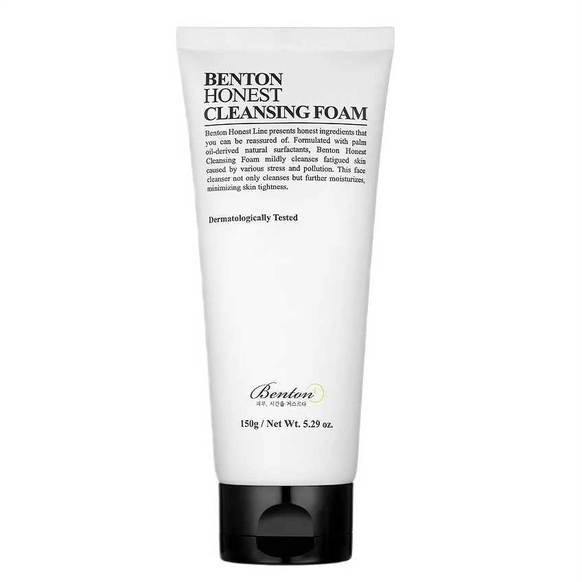 Benton Honest valomosios putos, švelnus veido prausiklis, 150 g