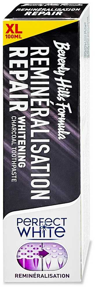 Beverly Hills Formula Puiki balta juoda 75 + 25ml dantų pasta