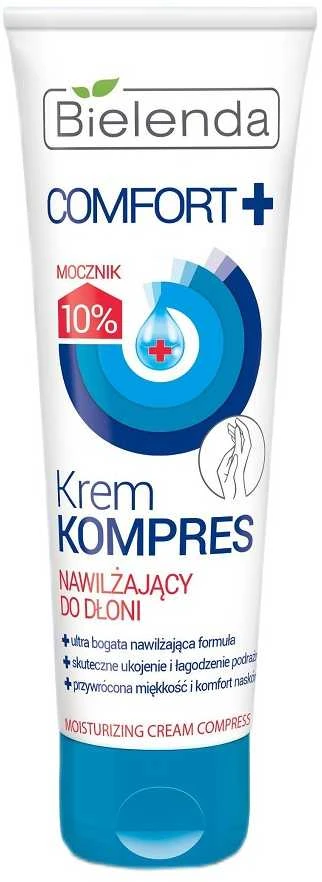 Bielenda Comfort + Drėkinamasis rankų kremas-kompresas 75ml