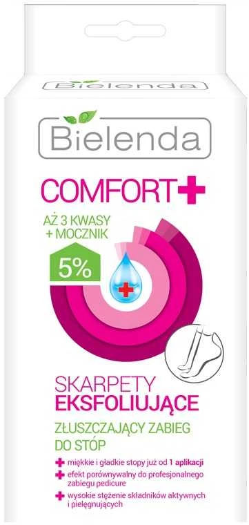 BIELENDA COMFORT + Kojinės eksfoliujące do stóp 1op - 2vnt.
