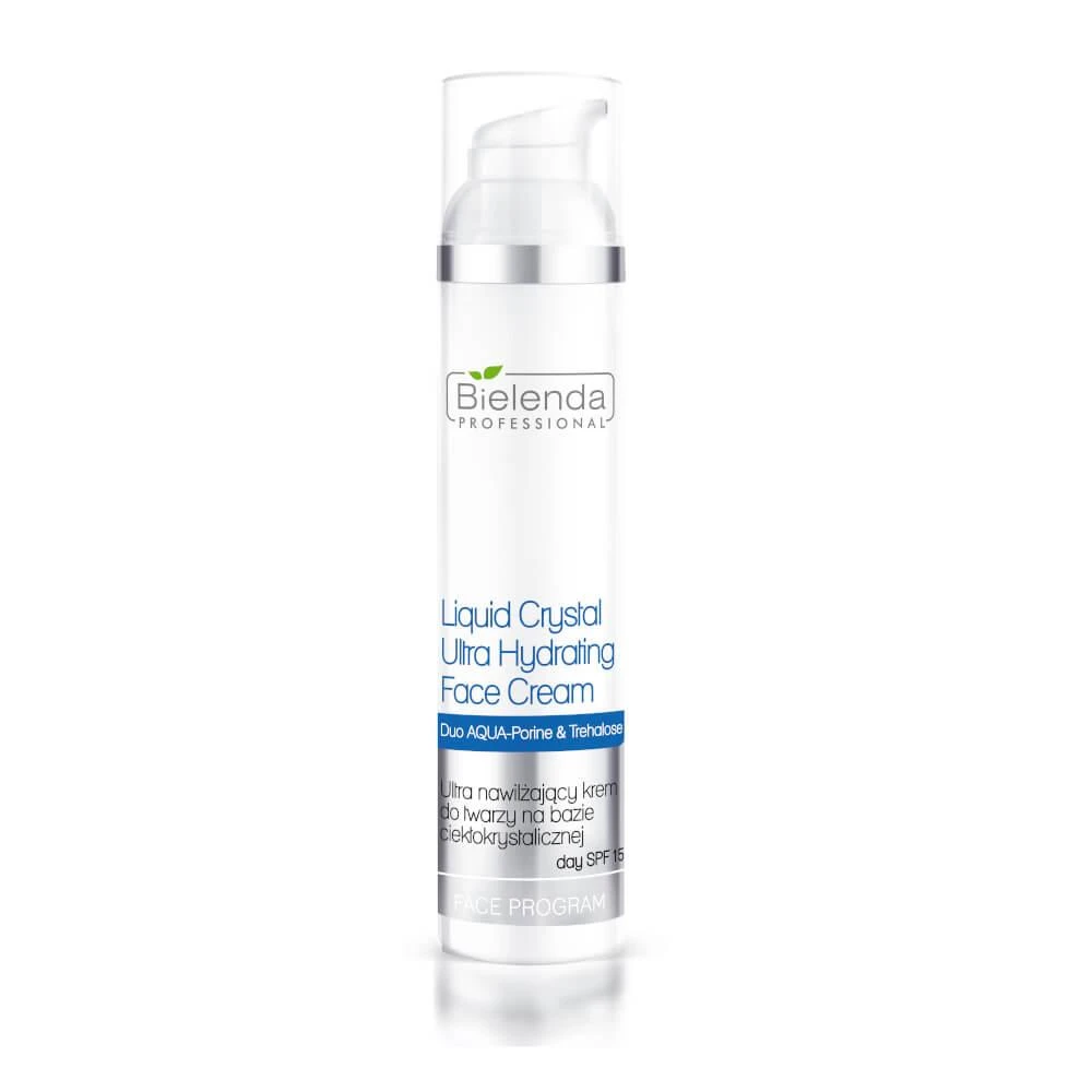 „Bielenda Professional Liquid Crystal Ultra Hydrating Face Kremas“ drėkinamasis kremas, 100 ml