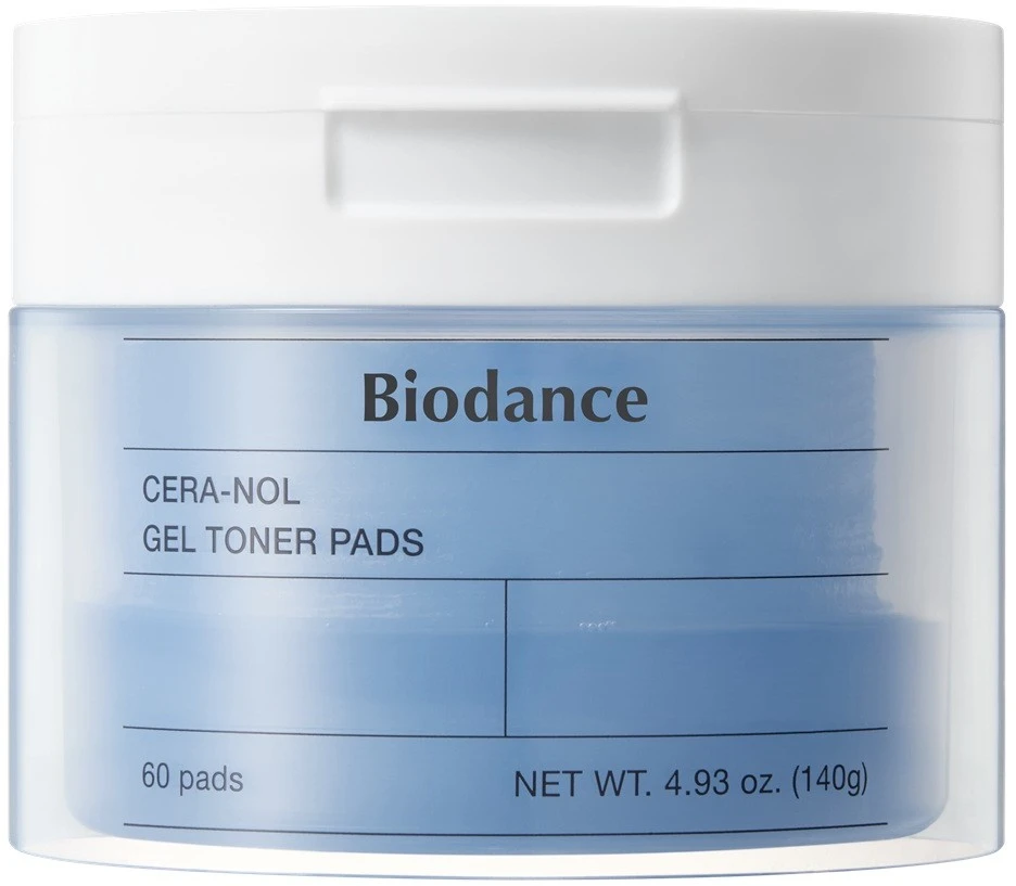BIODANCE Cera-nol Gel Toner Pads Geliniai toniko padeliai, 60 vnt