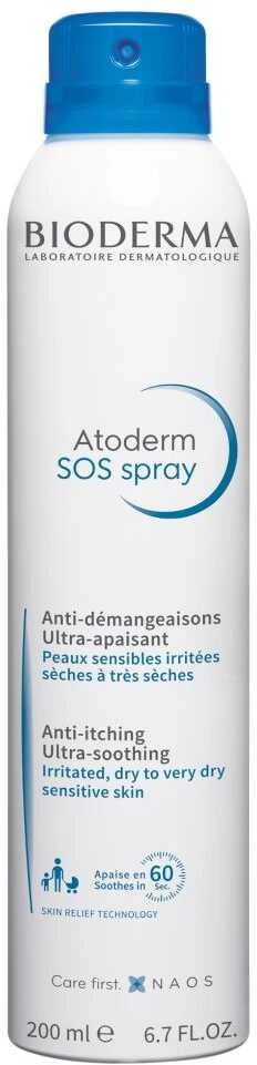 Bioderma Atoderm Sos greito veikimo priemonė nuo niežėjimo, 200ml