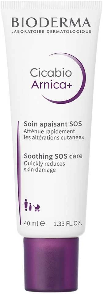 BIODERMA priemonė padedanti mažinti mėlynes, sumušimus, patinimus CICABIO ARNICA+, 40 ml