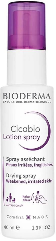 Bioderma Cicabio Desiccant Lotion Purškiklis purškiamas džiovinančio poveikio losjonas 40ml
