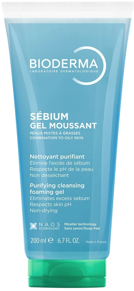 Bioderma Sébium Gel Moussant antybakteryjny żel oczyszczający 200ml