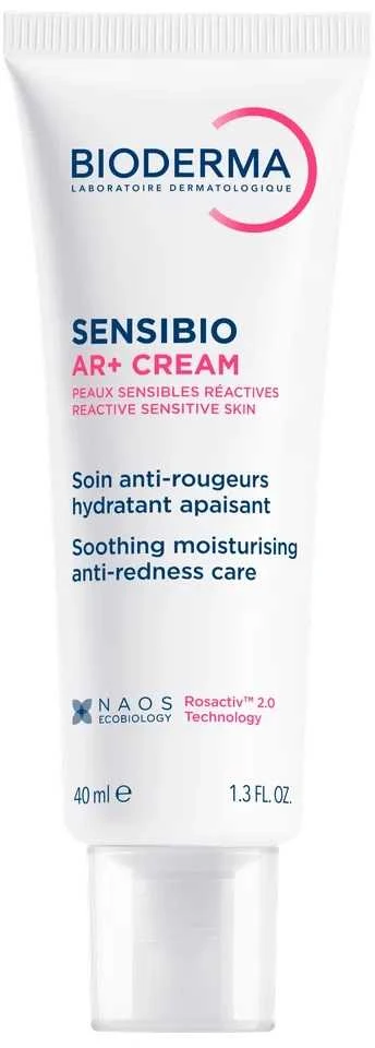 Bioderma Sensibio AR+ Cream Drėkinantis kremas raustančiai, jautriai odai, 40 ml