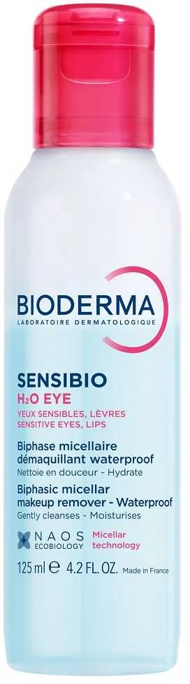 Bioderma Sensibio H20 Eye akių makiažo valiklis, 125 ml