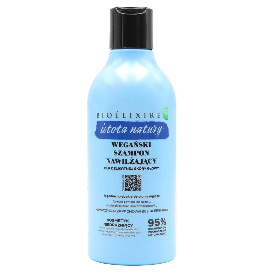 Bioelixire BIOELIXIRE_Istota Natury veganiškas drėkinamasis šampūnas gležnai galvos odai 400ml