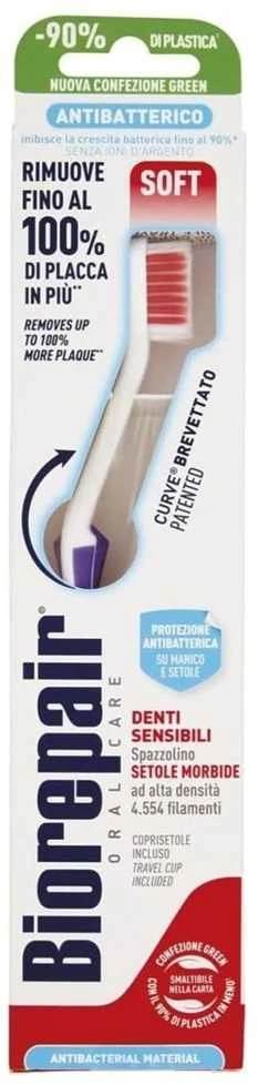 Biorepair Antibacterial Dantų šepetėlis Soft Dantų šepetėlis