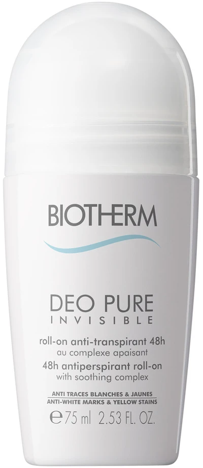 Biotherm Deo Pure Invisible 48H Roll-On rutulinis antiperspirantas moterims, 75 ml