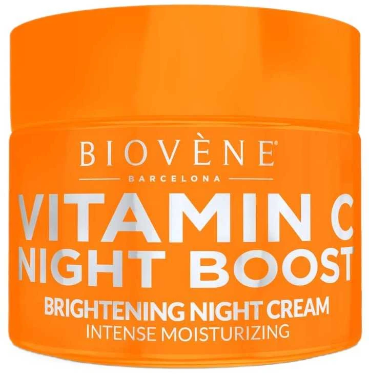 Biovene Vitamin C Night Boost Brightening Night Kreminis Intense Moisturizing naktinis veido kremas 50ml