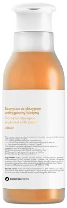 „Botánicapharma“ biotino šampūnas asiūklio uodegoje, 250 ml