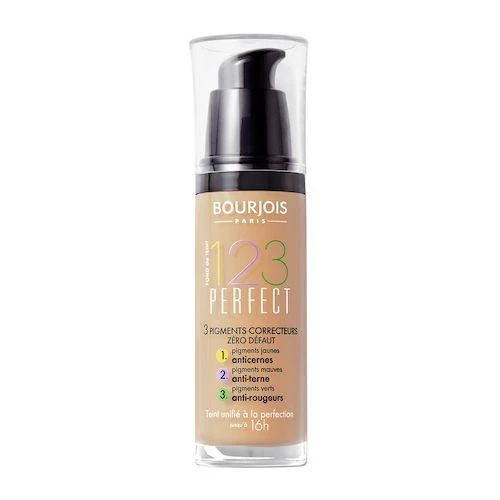 BOURJOIS Paris 123 Perfect skystas makiažo pagrindas, atspalvis: 53 rusvai gelsvas Clair, 30 ml