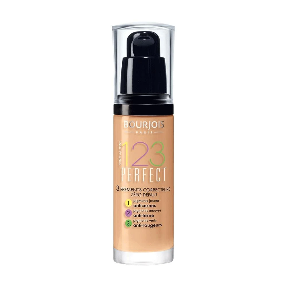 Kreminė pudra Bourjois 1 2 3 Perfect Foundation 055 rusvai gelsvas Foncé 30ml