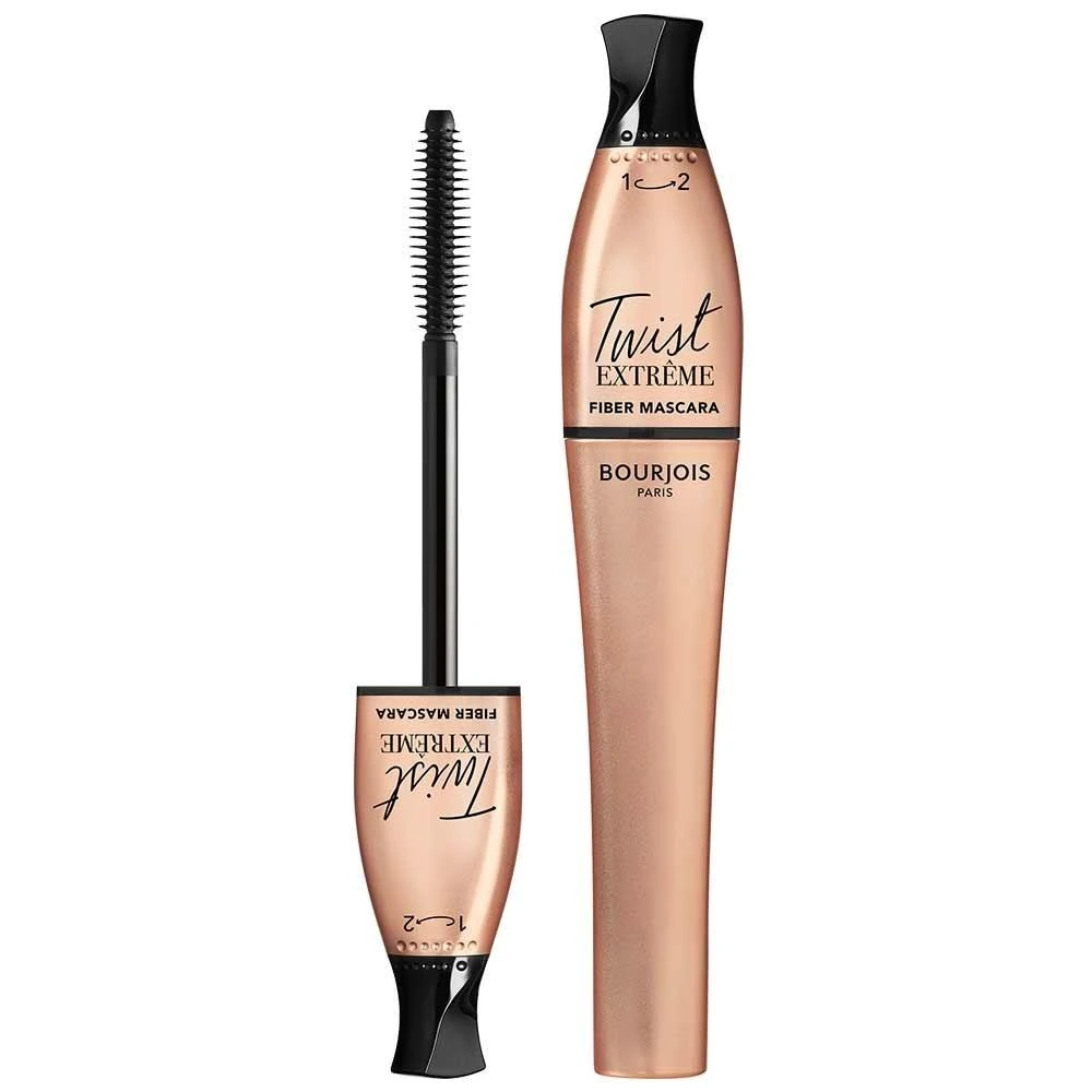 Bourjois Twist Extrême Fiber Blakstienų tušas Juodas Blakstienų tušas 8ml
